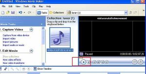 Windows movie maker test audio file