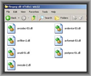 FFmpeg DLL files